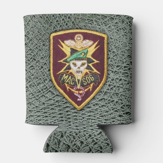 MAC V SOG Vietnam strijdt voor oorlogsveteranen Blikjeskoeler (Achterkant)