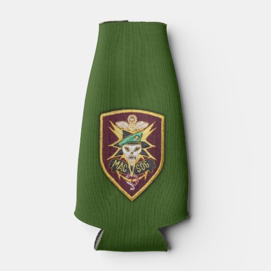 MAC V SOG Vietnam strijdt voor oorlogsveteranen Flesjeskoeler (Voorkant)