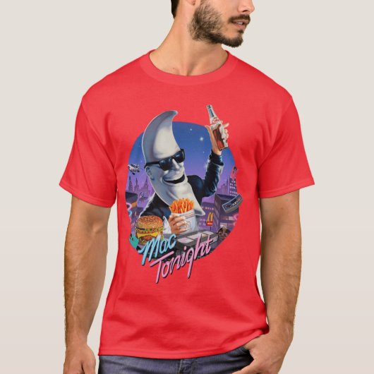 Mac vanavond printversie t-shirt (Voorkant)
