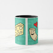 Mac verliest kaas, Funny Cute Macaroni + Cheese Mo Mok (Midden)