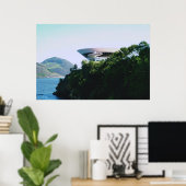 MAC vista lateral Poster (Thuiskantoor)