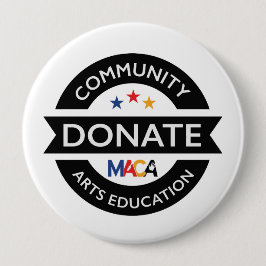 MACA doneren community arts onderwijs Ronde Button 4,0 Cm