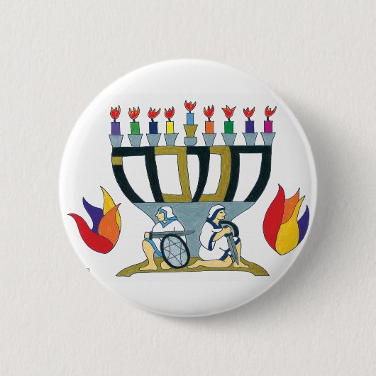 Macabees Ronde Button 5,7 Cm (Voorkant)