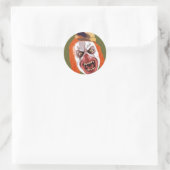 macabere clown ronde sticker (Tas)