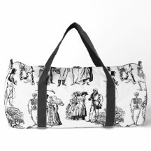 macabere halloween regency skeleton toile
