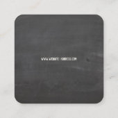 macabere slang vierkante visitekaartje (Achterkant)