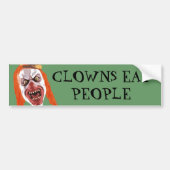 Macabre Clown Bumpersticker (Voorkant)