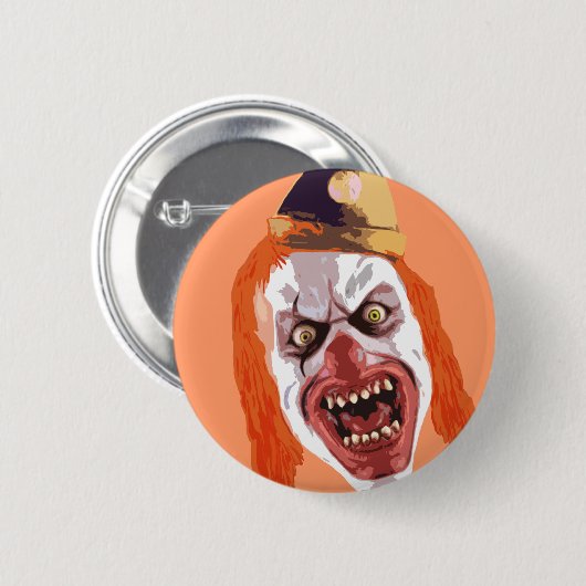 Macabre Clown Ronde Button 5,7 Cm (Voorkant /achterkant)