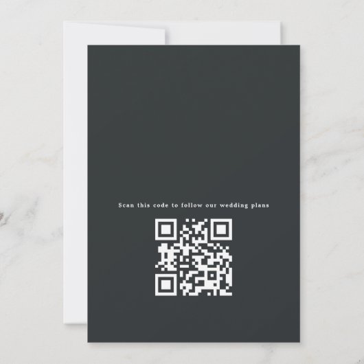 Macabre Crimson Roos Uw foto Save The Date (Achterkant)