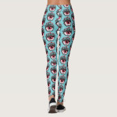 Macabre Eye Creepy Witchy Gothic Leggings (Achterkant)