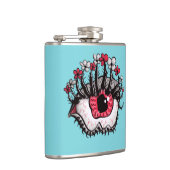 Macabre Eye Melt Creepy Psychedelic Dark Art Heupfles (Rechts)