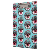 Macabre Eye Melt Creepy Psychedelic Dark Art Klembord (Links)