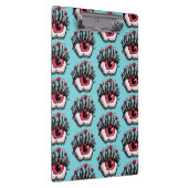 Macabre Eye Melt Creepy Psychedelic Dark Art Klembord (Rechts)