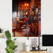 Macabre - In de koppensnellersstudie Poster (Thuiskantoor)