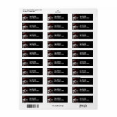 Macabre Living Dead Doll Etiket (Full Sheet)