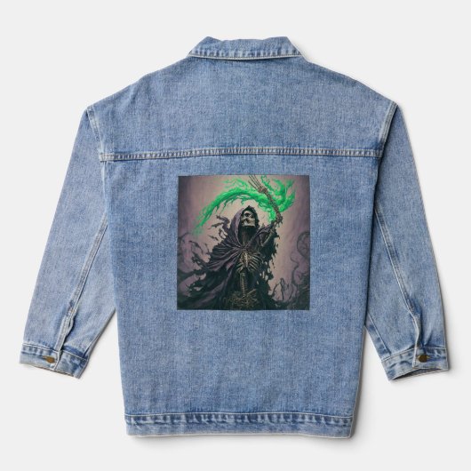 Macabre Marionettes Death Metal T-shirt Denim Jacket (Achterkant)