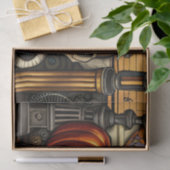 Macabre Mashup: Steampunk Halloween Delights Tissuepapier (Geschenk)