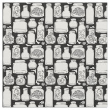 Macabre medische specimens zwart wit gotisch