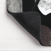 Macabre Mistress Gothic Vampire Art Mousepad Muismat (Hoek)