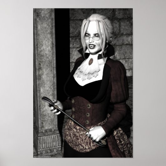 Macabre Mistress Gothic Vampire Poster (Voorkant)