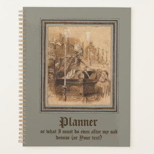 Macabre Planner voor Workaholics