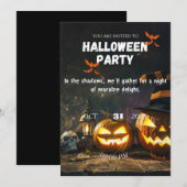 Macabre Shadows - Betoverende Verzameluitnodiging Kaart (Voorkant / Achterkant)