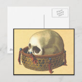 Macabre: Skull - Nieuw-Guinea Briefkaart (Voorkant / Achterkant)