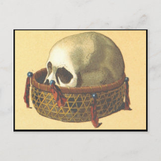 Macabre: Skull - Nieuw-Guinea Briefkaart