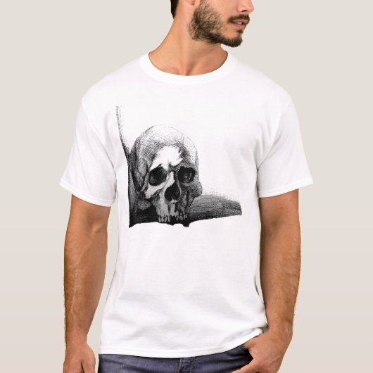 Macabre Skull T shirt (Voorkant)