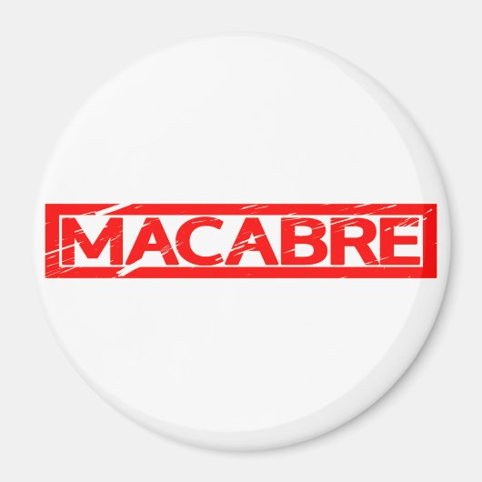 Macabre Stamp Magneet (Voorkant)