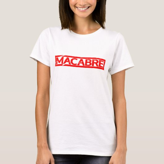 Macabre Stamp T-shirt (Voorkant)