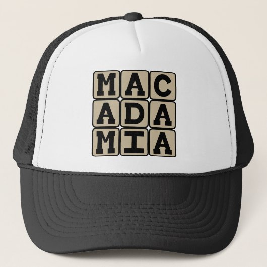 Macadamia, Hawaiiaanse noot Trucker Pet (Voorkant)