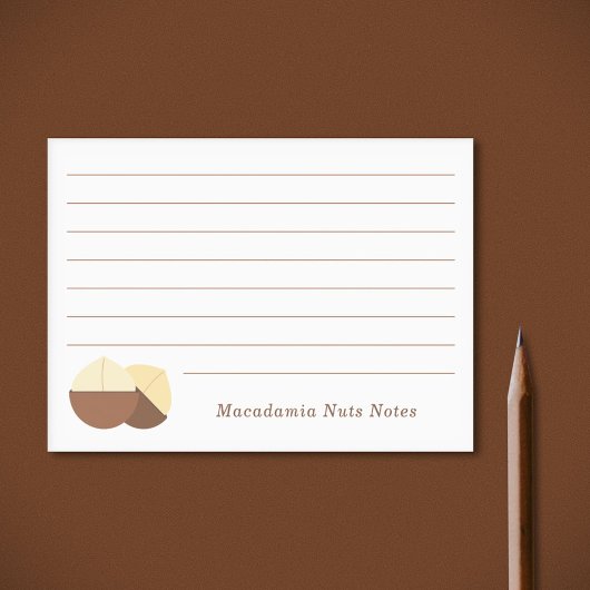 Macadamia Noten Sticky Notes