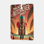 Macadamia Notenkraker Sweet Metalen Ornament (Voorkant links)