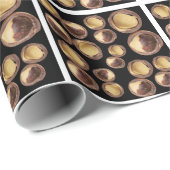 Macadamiapatroon Cadeaupapier (Rol Hoek)