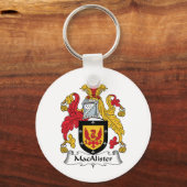 MacAlister Family Crest Sleutelhanger (Voorkant)