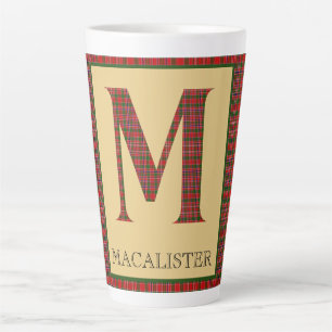 MacAlister Tartan Monogram M Latte Mok