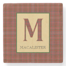 MacAlister Tartan Monogram M