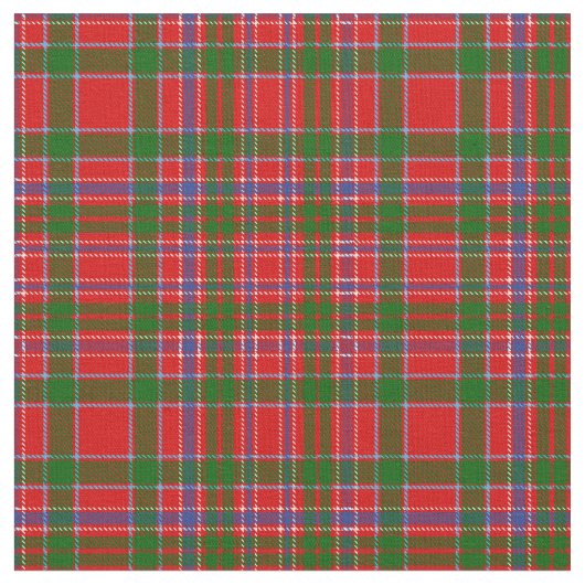 MacAlister Tartan Print Stof (Close Up)