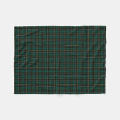 MacAlpine Clan Groen en Zwart Tartan Fleece Deken (Voorkant (Horizontaal))