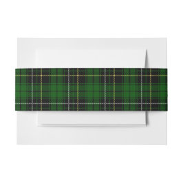 MacAlpine Schotse Tartan Belly Band Uitnodigingen Wikkel