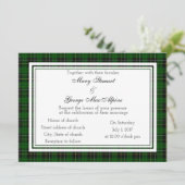 MacAlpine Scottish Wedding Invitation Kaart (Staand voorkant)