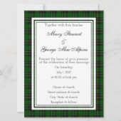 MacAlpine Scottish Wedding Invitation Kaart (Voorkant)