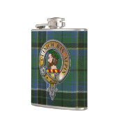 MacAlpine Tartan & Badge Heupfles (Links)