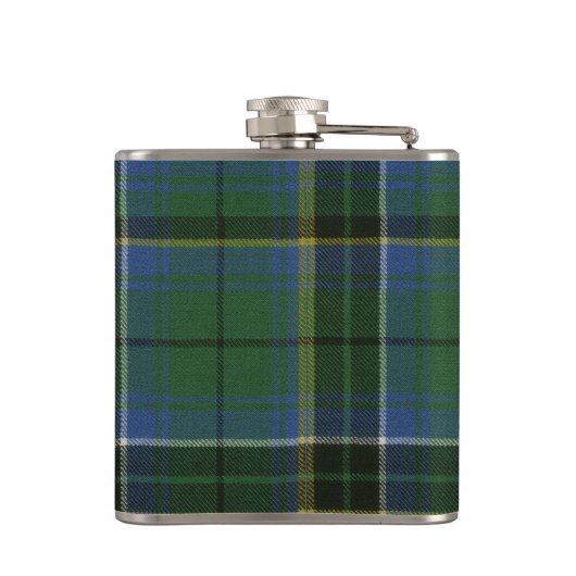 MacAlpine Tartan & Badge Heupfles (Achterkant)