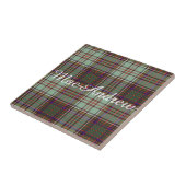 MacAndrew clan Pset Scottish kilt tartan Tegeltje (Zijkant)