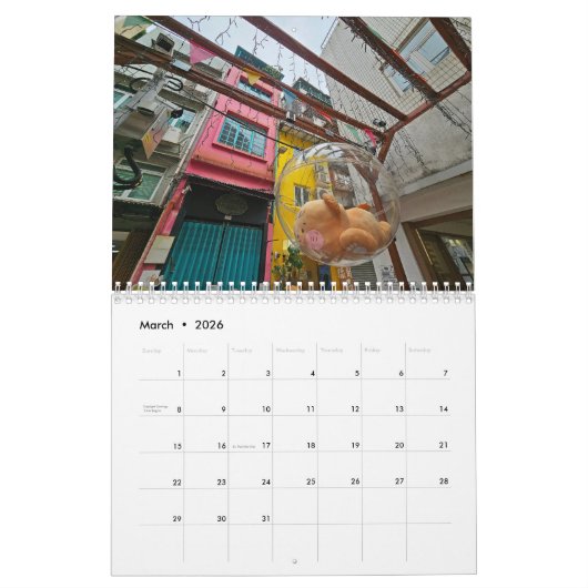 Macao 2026 calendar kalender (Mar 2026)