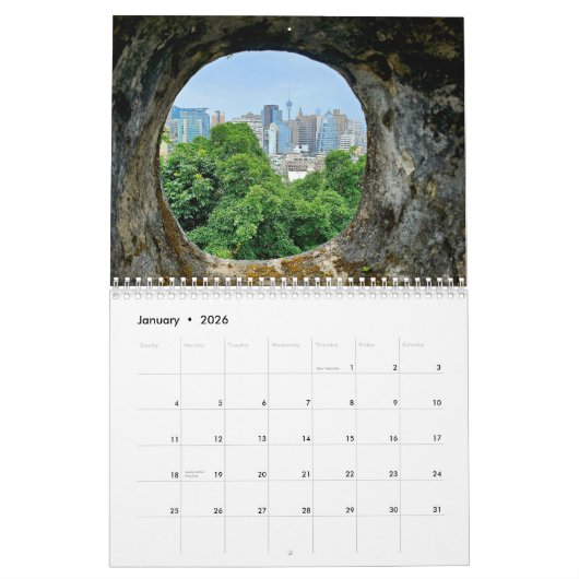 Macao 2026 calendar kalender (Jan 2026)
