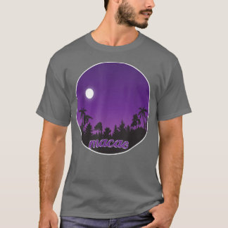 macao By night with Palms  T-shirt