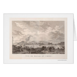 Macao, China Panoramisch Uitzicht - 1797